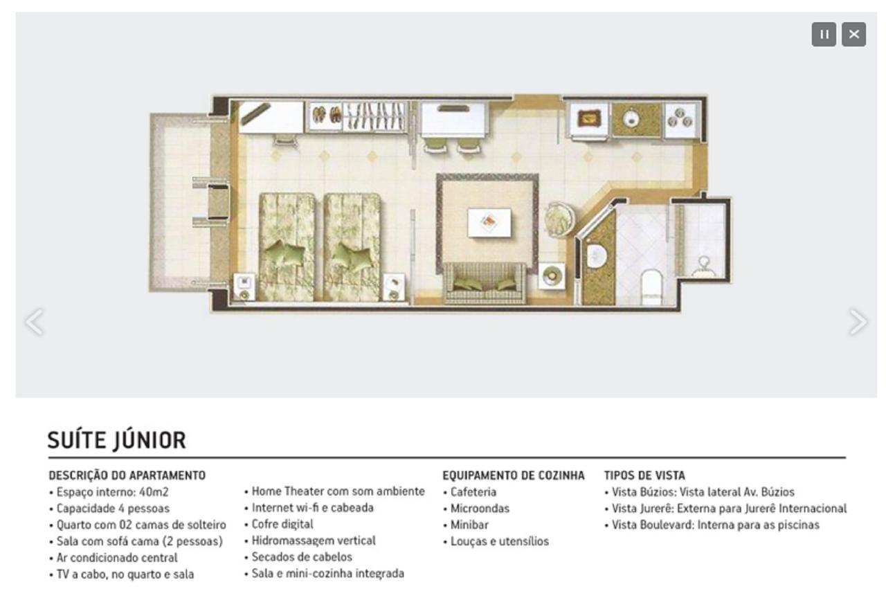 Il Campanario Villagio Resort Apto Studio 2111 Florianópolis Zewnętrze zdjęcie